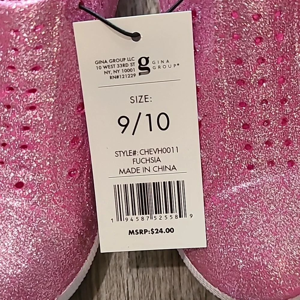 Chatties Glitter Non-slip Aqua Water Shoes in Fuchsia
